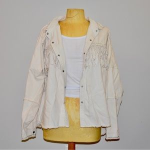 Zara Fringe Denim Jacket